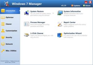 Windows 7 Manager Crack